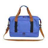 Darrahopens Home & Garden > Travel > Backpacks Royal blue Large Capacity Travel Duffel Bag for Women with Yoga Mat Holder and Shoe Compartment Water Resistant Weekend Bag Ideal for Local Gym and Travel Use