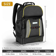 Travel Backpack Oxford Fabric Backpack Durable Backpack Spacious Backpack - Black - Size regular In Australia - Darrahopens