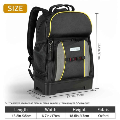 Travel Backpack Oxford Fabric Backpack Durable Backpack Spacious Backpack - Black - Size regular In Australia - Darrahopens