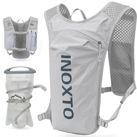 Darrahopens Home & Garden > Travel > Backpacks Ultra-Light Hydration Running Vest Backpack – 1.5L Water Capacity, Breathable Mesh Design for Cycling, Hiking & Marathon (Grey) | Other Colors Available in Store