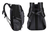 Darrahopens Home & Garden > Travel > Backpacks Water-resistant Hiking Backpack Travel Camping Nylon Outdoor Bag for Men and Women -Black