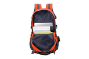 Darrahopens Home & Garden > Travel > Backpacks Water-resistant Hiking Backpack Travel Camping Nylon Outdoor Bag for Men and Women -Orange