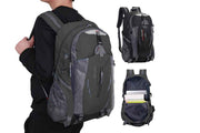 Darrahopens Home & Garden > Travel > Backpacks Water-resistant Hiking Backpack Travel Camping Nylon Outdoor Bag for Men and Women -Red