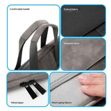 Darrahopens Home & Garden > Travel > Backpacks Waterproof Laptop Bag 13 14 Inch for Women Men Unisex Slim Protective and Durable Design Ideal for School College Office/Business Travel