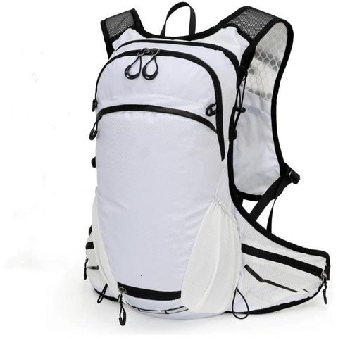 Darrahopens Home & Garden > Travel > Backpacks White Lightweight Outdoor Hiking Backpack Nylon Daypack for Cycling Camping and Mountaineering Breathable Sports Bag Ideal for Australian Adventures