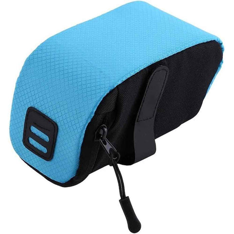 Darrahopens Home & Garden > Travel > Duffel Bags 2 pack Saddle Bag Super Light Seat Saddle Bag Under-seat Zippered Opening Storage Bag for Most Kinds of (blue)