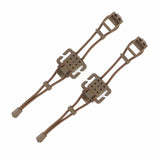 Darrahopens Home & Garden > Travel > Duffel Bags 2Pcs Backpack Binding Clip MOLLE Gear Organizer Fastener Elastic Binding Buckle Carabiner Clip Bags Clasp Cord Fix Gear Elastic Strap Khaki In Australia - Darrahopens