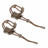 Darrahopens Home & Garden > Travel > Duffel Bags 2Pcs Backpack Binding Clip MOLLE Gear Organizer Fastener Elastic Binding Buckle Carabiner Clip Bags Clasp Cord Fix Gear Elastic Strap Khaki In Australia - Darrahopens
