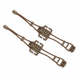 Darrahopens Home & Garden > Travel > Duffel Bags 2Pcs Backpack Binding Clip MOLLE Gear Organizer Fastener Elastic Binding Buckle Carabiner Clip Bags Clasp Cord Fix Gear Elastic Strap Khaki In Australia - Darrahopens
