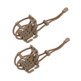 Darrahopens Home & Garden > Travel > Duffel Bags 2Pcs Backpack Binding Clip MOLLE Gear Organizer Fastener Elastic Binding Buckle Carabiner Clip Bags Clasp Cord Fix Gear Elastic Strap Khaki In Australia - Darrahopens