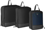 Darrahopens Home & Garden > Travel > Duffel Bags 3pcs Compression Packing Cubes Expandable Luggage Organizers for Travel