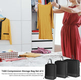 Darrahopens Home & Garden > Travel > Duffel Bags 3pcs Compression Packing Cubes Expandable Luggage Organizers for Travel