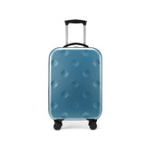 Darrahopens Home & Garden > Travel > Duffel Bags Blue 20 Inch Foldable Carry-on Suitcase with 360 Spinner Wheels and Combination Lock, Lightweight Space Saving Hard Shell Luggage for Australian Travel