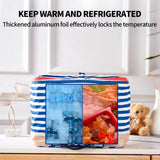 Darrahopens Home & Garden > Travel > Duffel Bags Blue Insulated Picnic Bag Thermal Cooler Portable Lunch Food Tote Carry Storage Bag