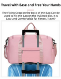 Darrahopens Home & Garden > Travel > Duffel Bags Blue Lightweight & Waterproof Sports Gym Bag with Separate Shoe Compartment, Adjustable Strap and Multiple Pockets - Large-Capacity Travel Duffel for Workout, Business & Getaways