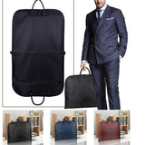 Darrahopens Home & Garden > Travel > Duffel Bags Blue Men Suit Garment Bag Zippered Dustproof Travel Organizer