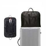 Darrahopens Home & Garden > Travel > Duffel Bags Blue Men Suit Garment Bag Zippered Dustproof Travel Organizer