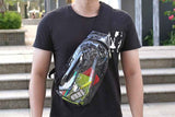 Darrahopens Home & Garden > Travel > Duffel Bags Clear Sling Bag PVC Crossbody Bag for Stadium Events Concerts and Hiking