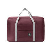 Darrahopens Home & Garden > Travel > Duffel Bags Dark Red Foldable Travel Duffel Bag – Lightweight, Waterproof Oxford Fabric Storage Bag for Short Trips, Moving(5-Piece Set)