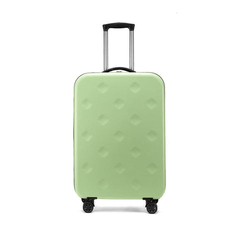 Darrahopens Home & Garden > Travel > Duffel Bags Green 20 Inch Foldable Carry-on Suitcase with 360 Spinner Wheels and Combination Lock, Lightweight Space Saving Hard Shell Luggage for Australian Travel