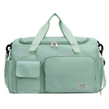 Darrahopens Home & Garden > Travel > Duffel Bags Green Lightweight & Waterproof Sports Gym Bag with Separate Shoe Compartment, Adjustable Strap and Multiple Pockets - Large-Capacity Travel Duffel for Workout, Business & Getaways