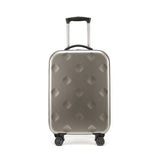 Darrahopens Home & Garden > Travel > Duffel Bags Grey 20 Inch Foldable Carry-on Suitcase with 360 Spinner Wheels and Combination Lock, Lightweight Space Saving Hard Shell Luggage for Australian Travel