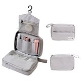 Darrahopens Home & Garden > Travel > Duffel Bags Hanging Toiletry Bag Travel Bag Women Men, Foldable Cosmetic Organizer, Roll up Makeup Bag, Water Resistant Accessories Toiletries, Large Travel Essentials Kit