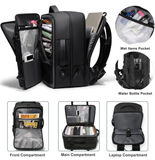 Darrahopens Home & Garden > Travel > Duffel Bags Large Carry On Backpack, 40L Expandable USB Backpack, 17.3” Laptop Backpack for Men Airline Approved Travel Business Weekender Bag In Australia - Darrahopens