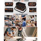 Darrahopens Home & Garden > Travel > Duffel Bags Multifunctional Tool Bag Waterproof Electrician Waterproof Cloth Thickened Carpentry Tool Bag Large Maintenance Storage Bag In Australia - Darrahopens