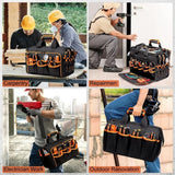 Darrahopens Home & Garden > Travel > Duffel Bags Multifunctional Tool Bag Waterproof Electrician Waterproof Cloth Thickened Carpentry Tool Bag Large Maintenance Storage Bag In Australia - Darrahopens