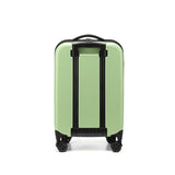 Darrahopens Home & Garden > Travel > Duffel Bags Orange 20 Inch Foldable Carry-on Suitcase with 360 Spinner Wheels and Combination Lock, Lightweight Space Saving Hard Shell Luggage for Australian Travel