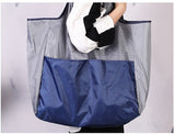 Darrahopens Home & Garden > Travel > Duffel Bags Portable foldable shopping bag - storage bag - supermarket bag - large Oxford cloth bag - eco-friendly bag - blue