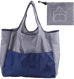 Darrahopens Home & Garden > Travel > Duffel Bags Portable foldable shopping bag - storage bag - supermarket bag - large Oxford cloth bag - eco-friendly bag - blue