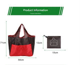 Darrahopens Home & Garden > Travel > Duffel Bags Portable foldable shopping bag - storage bag - supermarket bag - large Oxford cloth bag - eco-friendly bag - red