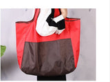 Darrahopens Home & Garden > Travel > Duffel Bags Portable foldable shopping bag - storage bag - supermarket bag - large Oxford cloth bag - eco-friendly bag - red
