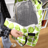 Darrahopens Home & Garden > Travel > Duffel Bags Shopping Trolley Cart Bag Foldable Wheels Carts Bags Market Luggage Basket green circle