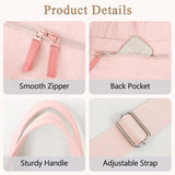 Darrahopens Home & Garden > Travel > Duffel Bags Sports Bag - Waterproof Travel Bag - 24 Liter Carry Bag - Zippered - Lightweight and Durable - Suitable for Gym, Training and Travel（Pink）