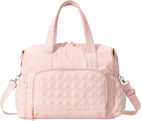 Darrahopens Home & Garden > Travel > Duffel Bags Sports Bag - Waterproof Travel Bag - 24 Liter Carry Bag - Zippered - Lightweight and Durable - Suitable for Gym, Training and Travel（Pink）