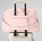 Darrahopens Home & Garden > Travel > Duffel Bags Sports Bag - Waterproof Travel Bag - 24 Liter Carry Bag - Zippered - Lightweight and Durable - Suitable for Gym, Training and Travel（Pink）