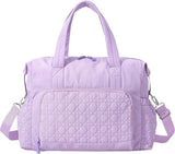 Darrahopens Home & Garden > Travel > Duffel Bags Sports Bag - Waterproof Travel Bag - 24 Liter Carry Bag - Zippered - Lightweight & Durable - Suitable for Gym, Training & Travel（Purple）