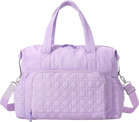 Darrahopens Home & Garden > Travel > Duffel Bags Sports Bag - Waterproof Travel Bag - 24 Liter Carry Bag - Zippered - Lightweight & Durable - Suitable for Gym, Training & Travel（Purple）