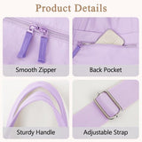 Darrahopens Home & Garden > Travel > Duffel Bags Sports Bag - Waterproof Travel Bag - 24 Liter Carry Bag - Zippered - Lightweight & Durable - Suitable for Gym, Training & Travel（Purple）