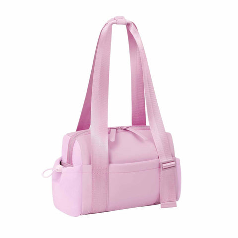 Darrahopens Home & Garden > Travel > Duffel Bags Stylish Pink Mini Gym Bag & Travel Tote - Compact Duffel with Wet Pocket, Luggage Sleeve & Multiple Compartments