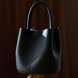 Darrahopens Home & Garden > Travel > Duffel Bags top layer cowhide bag, women's bag, crossbody bag, high-end leather handbag, water bucket In Australia - Darrahopens