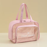 Darrahopens Home & Garden > Travel > Duffel Bags Waterproof beach bag with wet and dry separation, gym and swim storage bag, toiletries and cosmetic bag for swimsuits and goggles (Pink has no shoe compartment)
