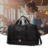 Darrahopens Home & Garden > Travel > Duffel Bags Yoga Fitness Bag Outdoor Sports Travel Bag Large Capacity Gym Luggage Bag
