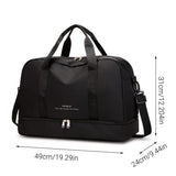 Darrahopens Home & Garden > Travel > Duffel Bags Yoga Fitness Bag Outdoor Sports Travel Bag Large Capacity Gym Luggage Bag
