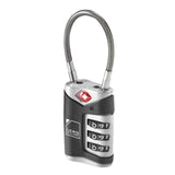 Darrahopens Home & Garden > Travel Lewis N. Clark TSA Approved Easy Set Combination Luggage Lock w Steel Cable