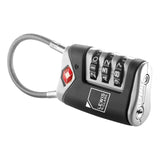 Darrahopens Home & Garden > Travel Lewis N. Clark TSA Approved Easy Set Combination Luggage Lock w Steel Cable