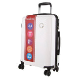 Darrahopens Home & Garden > Travel Milleni Hardshell 3-Piece Luggage Bag Travel Carry On Suitcase - White